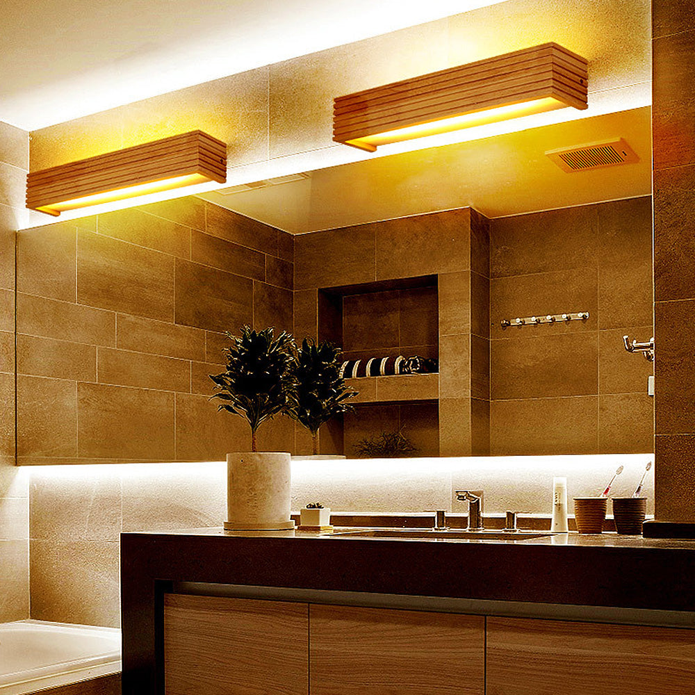Wooden LED Wall Lamp
