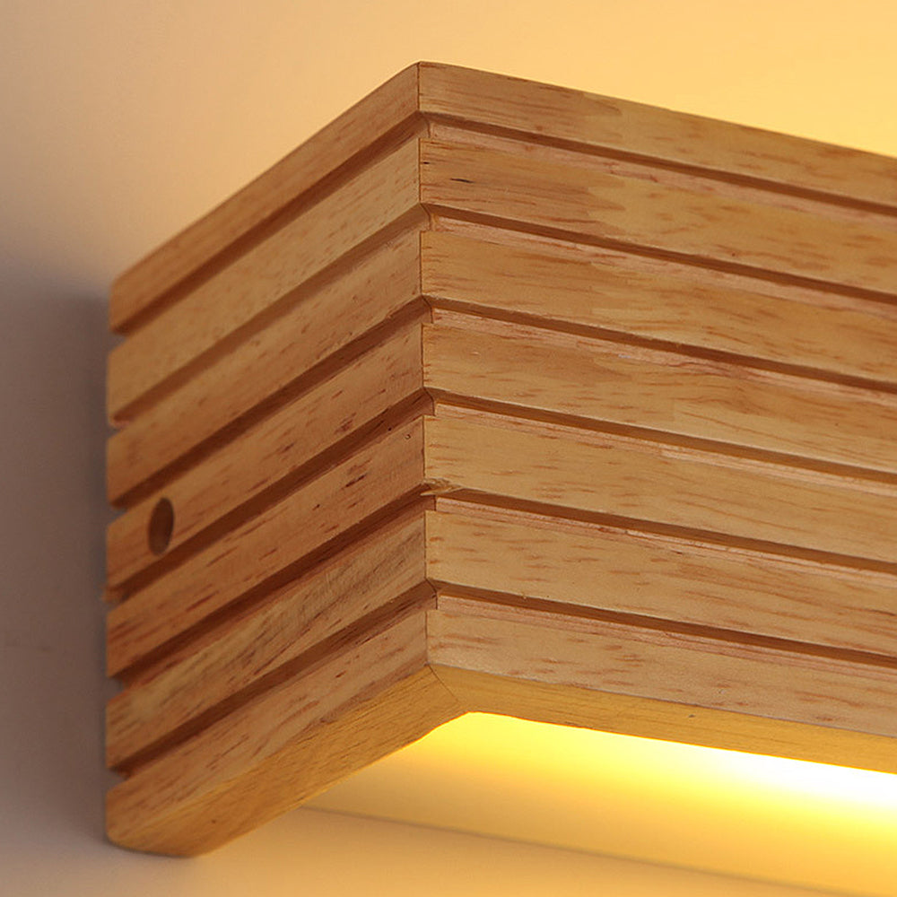 Wooden LED Wall Lamp