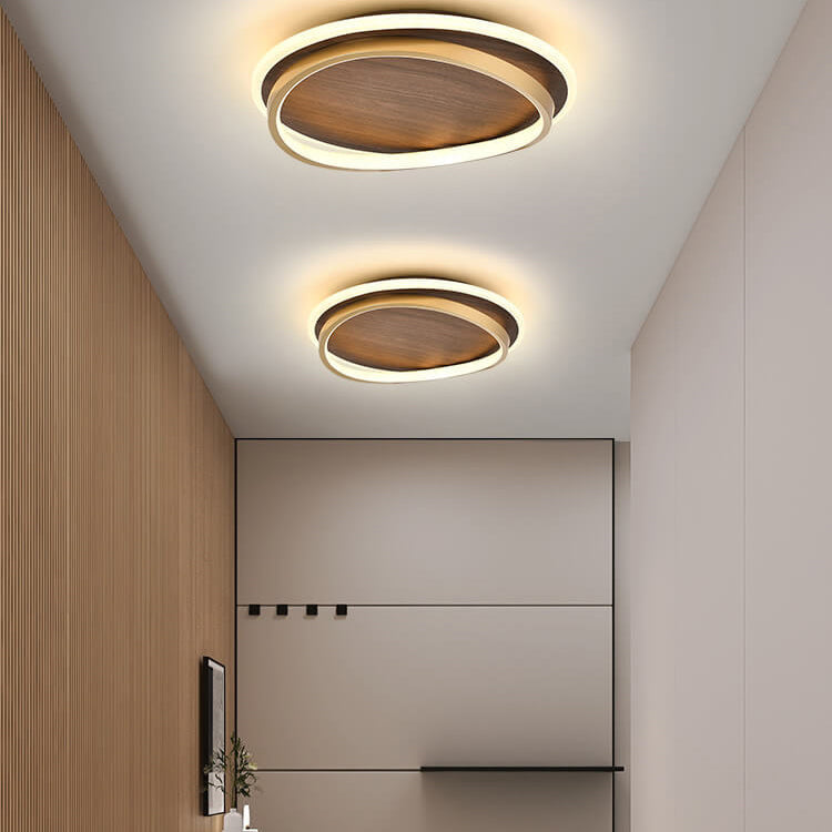 Walnut LED Ceiling Lamp