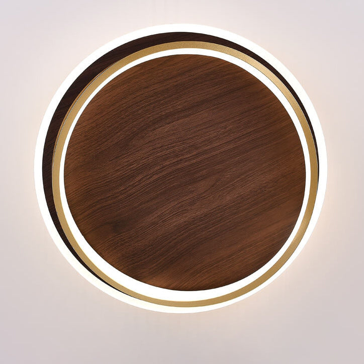 Walnut LED Ceiling Lamp