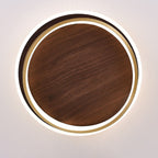 Walnut LED Ceiling Lamp