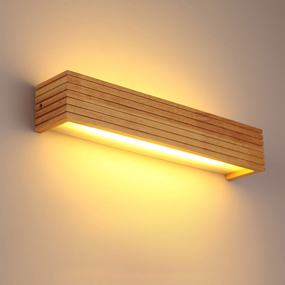 Wooden LED Wall Lamp