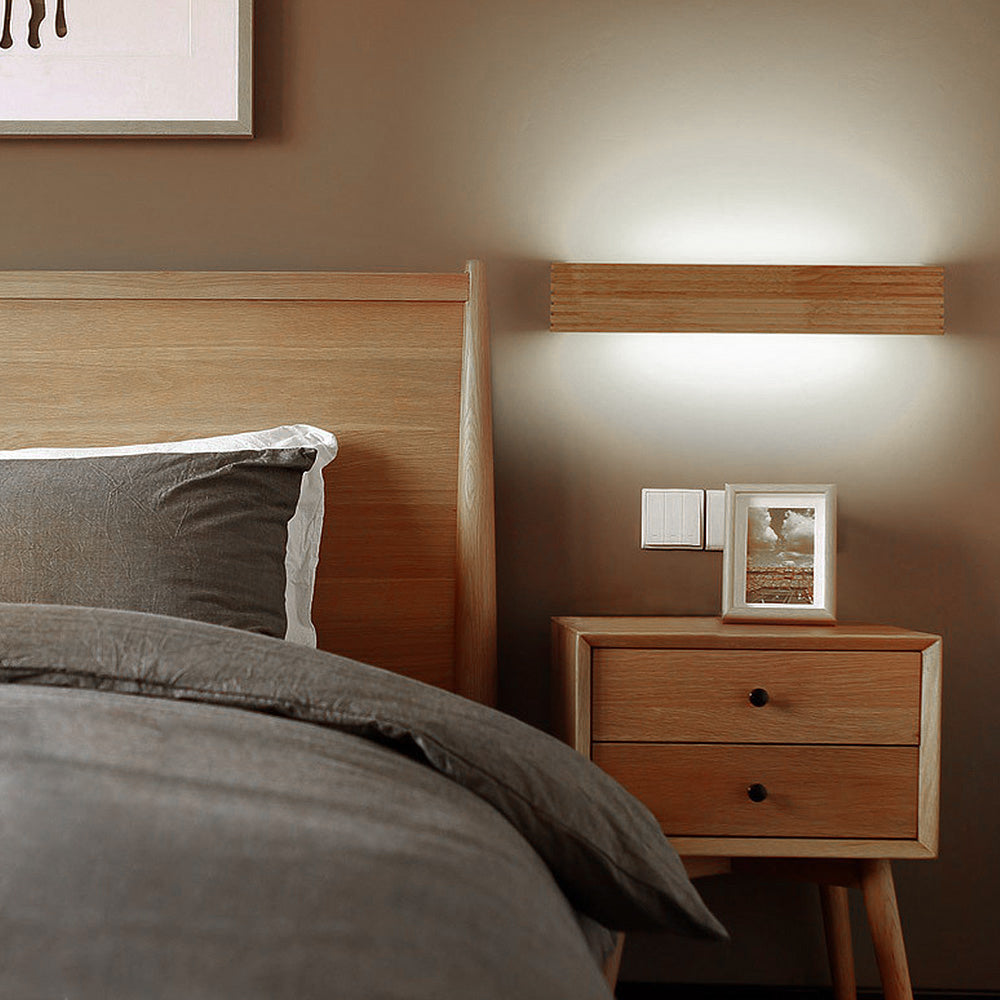Wooden LED Wall Lamp