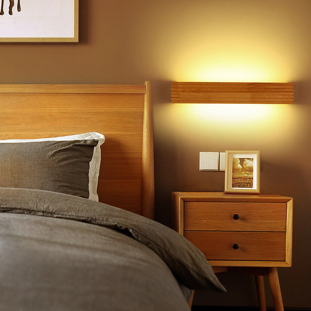 Wooden LED Wall Lamp