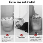 15L Odour-Sealing Trash Can with Elevated Legs
