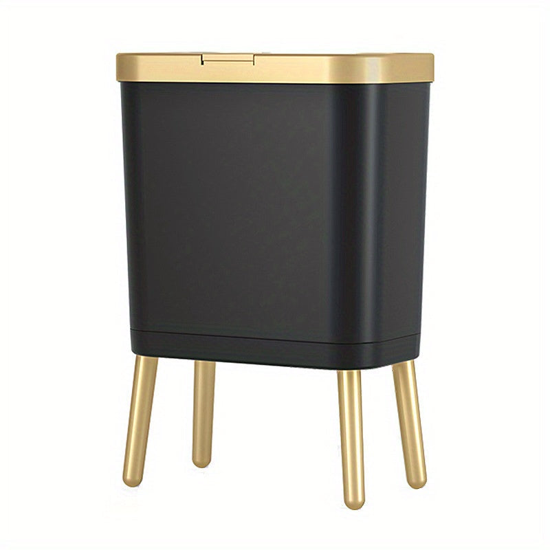 15L Odour-Sealing Trash Can with Elevated Legs
