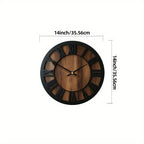 Vintage Wooden Wall Clock