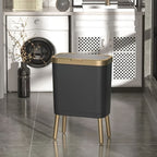 15L Odour-Sealing Trash Can with Elevated Legs