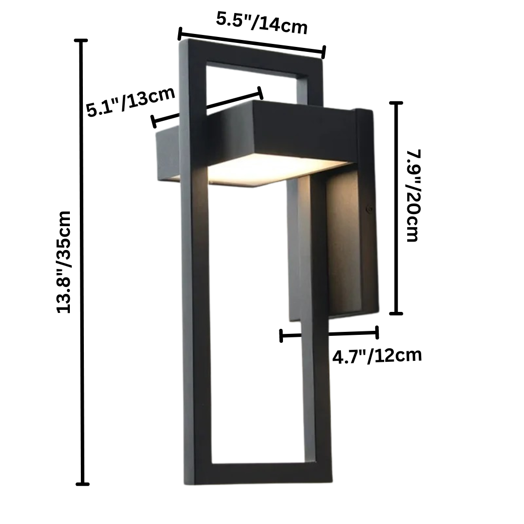 Nordic Aluminium Outdoor Wall Light