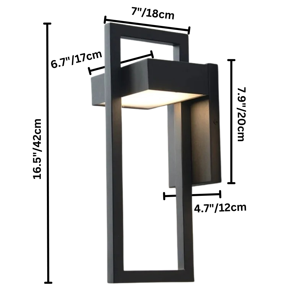 Nordic Aluminium Outdoor Wall Light