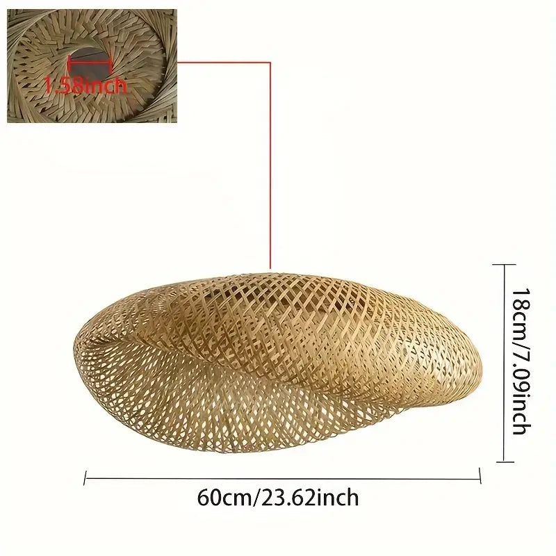 BambooBoho Rattan Pendant Light
