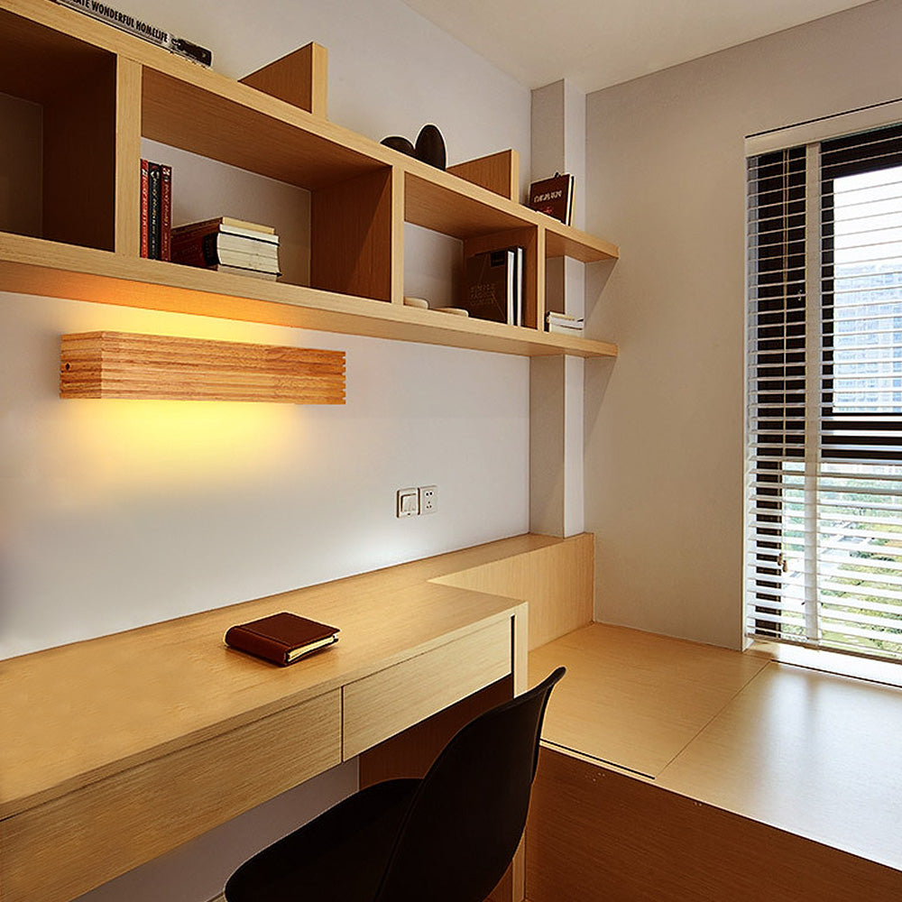 Wooden LED Wall Lamp