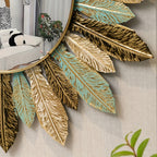 Bohemian Sunburst Metal Wall Mirror