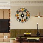 Colourful Metal Wall Clock