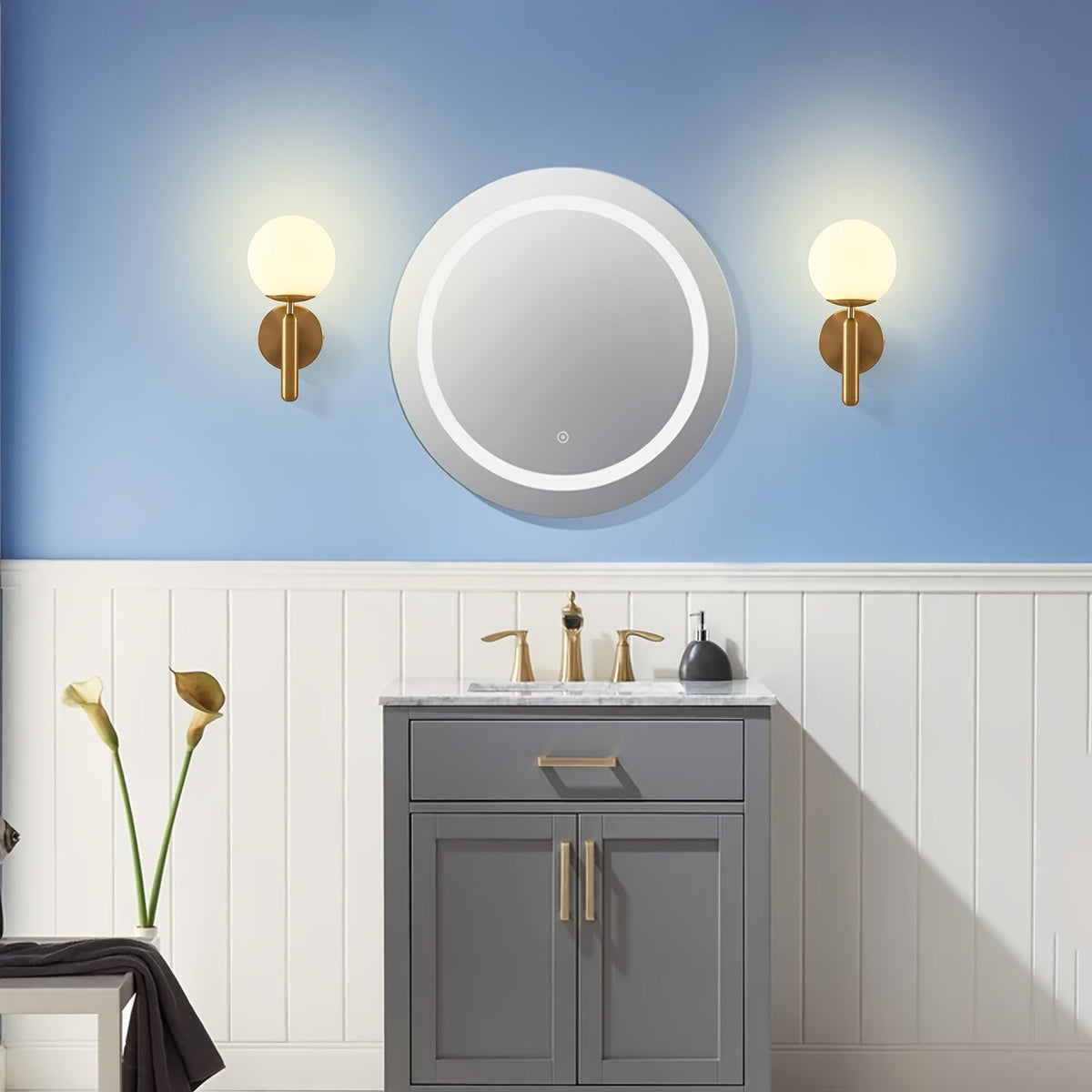 Modern Glass Wall Sconce