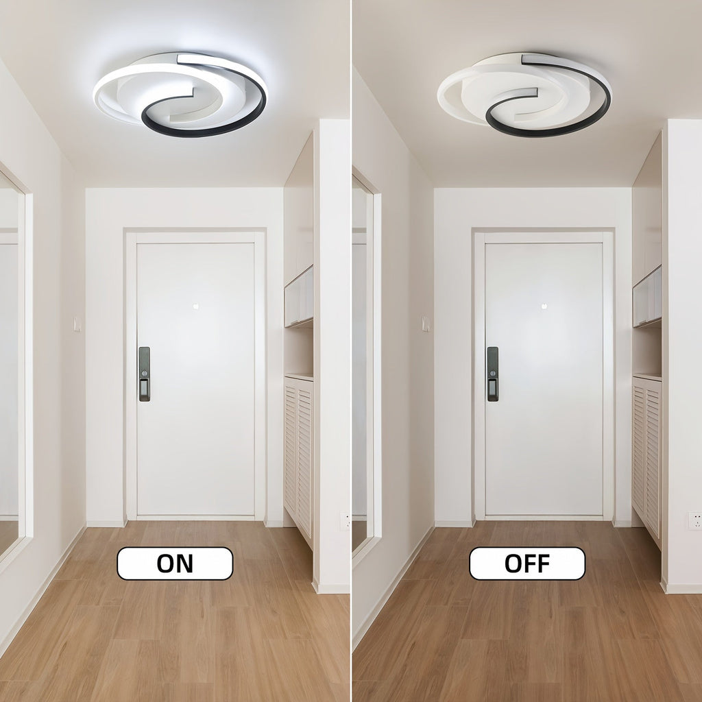 Modern Spiral LED Ceiling Light