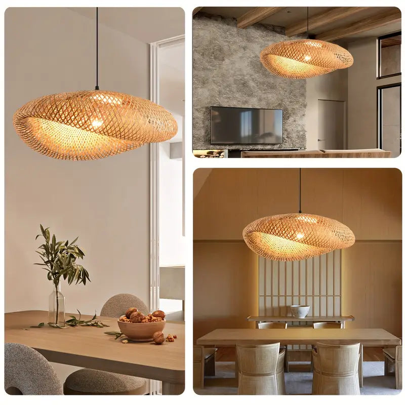 BambooBoho Rattan Pendant Light