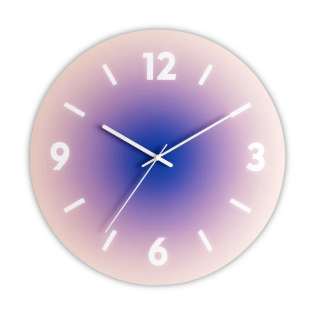 Sunset Glass Wall Clock