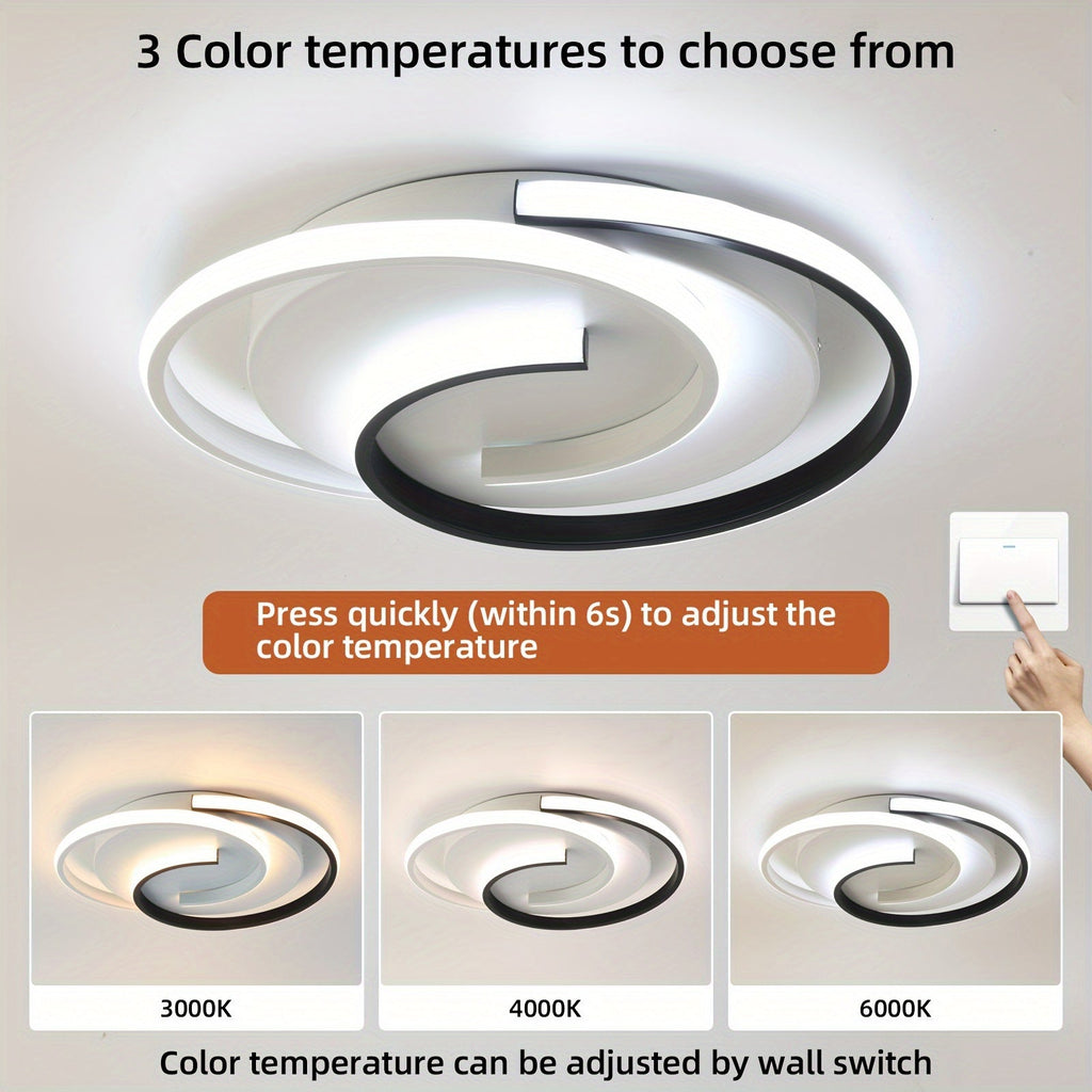 Modern Spiral LED Ceiling Light