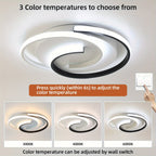 Modern Spiral LED Ceiling Light