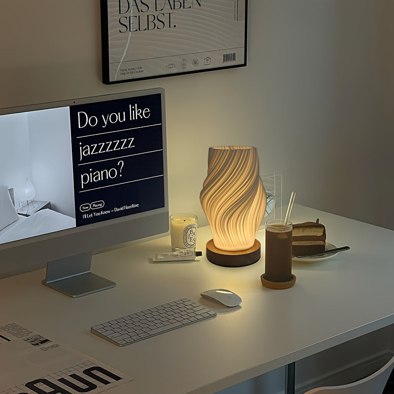 Swirl LED Table Lamp