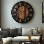 Vintage Wooden Wall Clock
