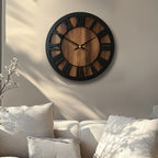 Vintage Wooden Wall Clock