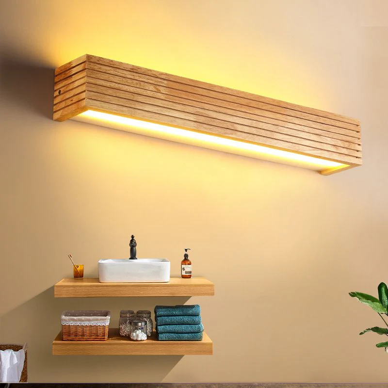Wooden LED Wall Lamp