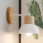 Wood & Metal Wall Lamp