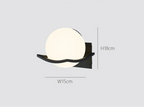 Makar Glass Wall Light