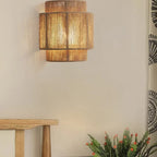RattanGlow Wall Light