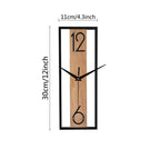 Modern Rectangular Wall Clock