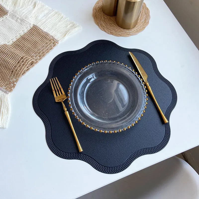 FloraMat Faux Leather Placemats