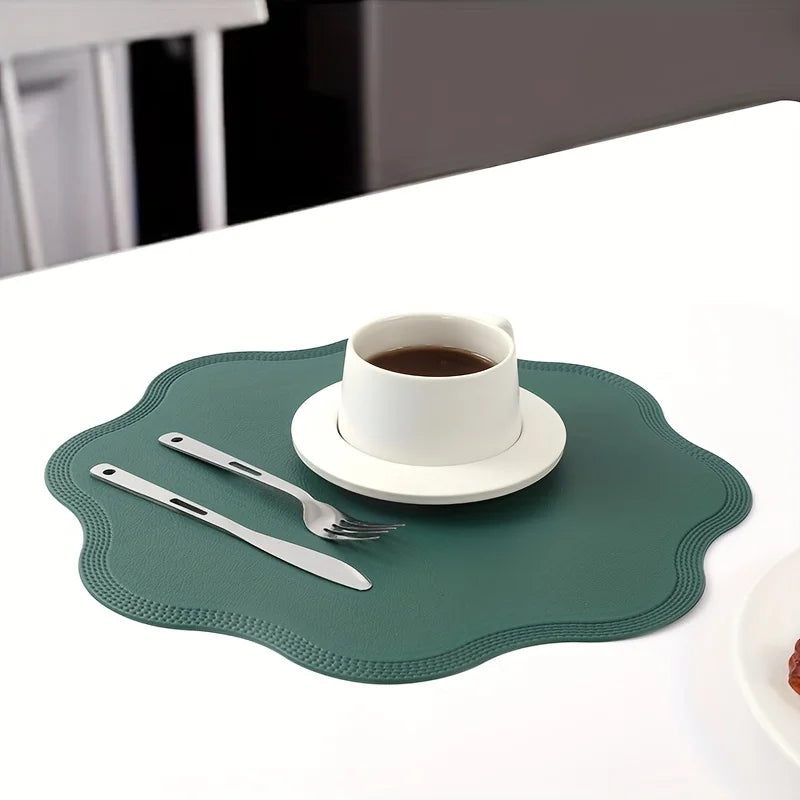 FloraMat Faux Leather Placemats