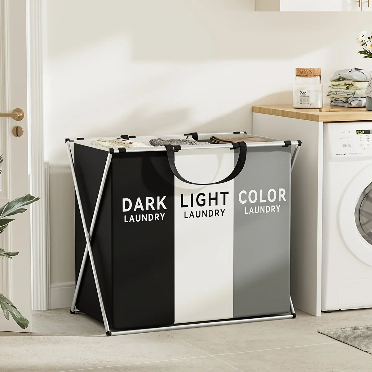 TriSort Laundry Hamper