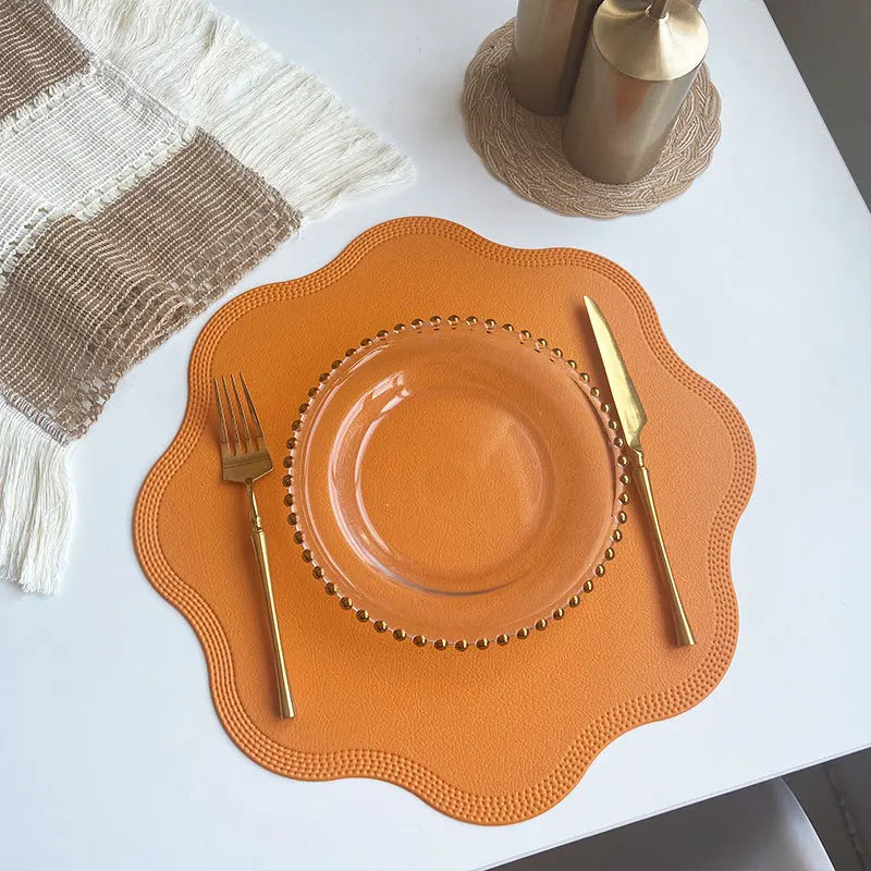 FloraMat Faux Leather Placemats