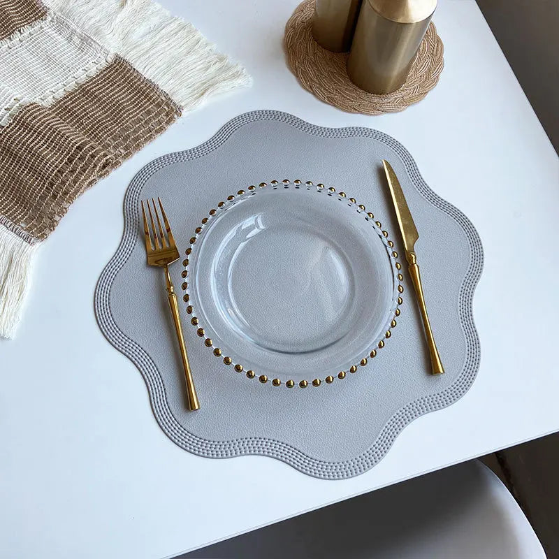 FloraMat Faux Leather Placemats