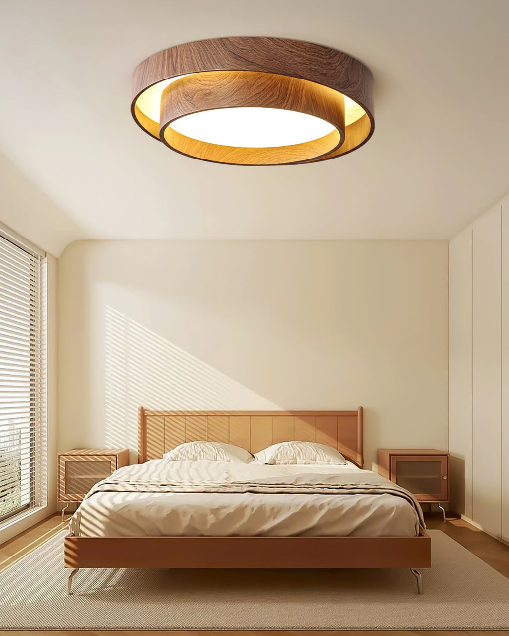 Vaako Walnut Ceiling Lamp