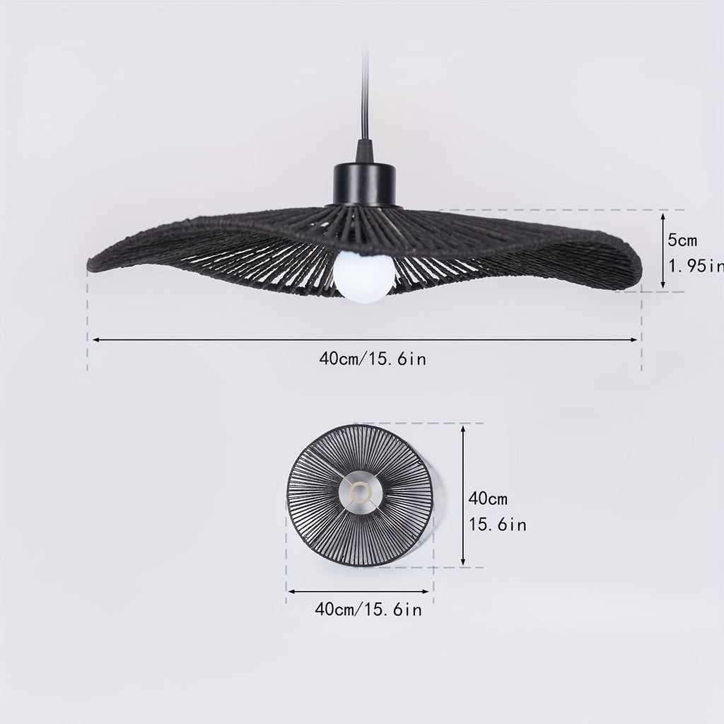 Handwoven Paper Rope Ceiling Shade
