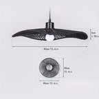 Handwoven Paper Rope Ceiling Shade