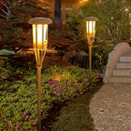 Solar Bamboo Flame Lights (2-Pack)