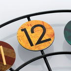 Colourful Metal Wall Clock
