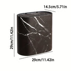 Marble Pattern Trash Can