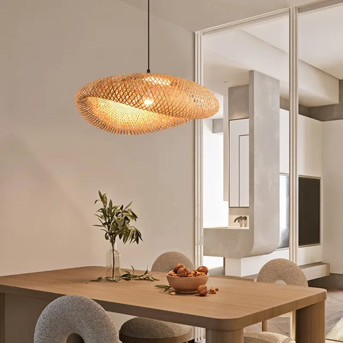 BambooBoho Rattan Pendant Light