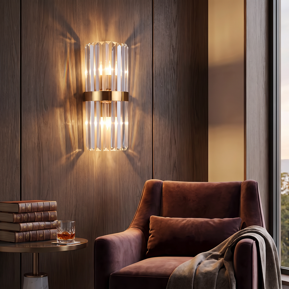 Crystal Wall Light