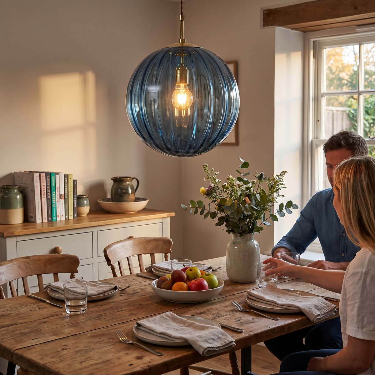 Modern Glass Ball Pendant Light