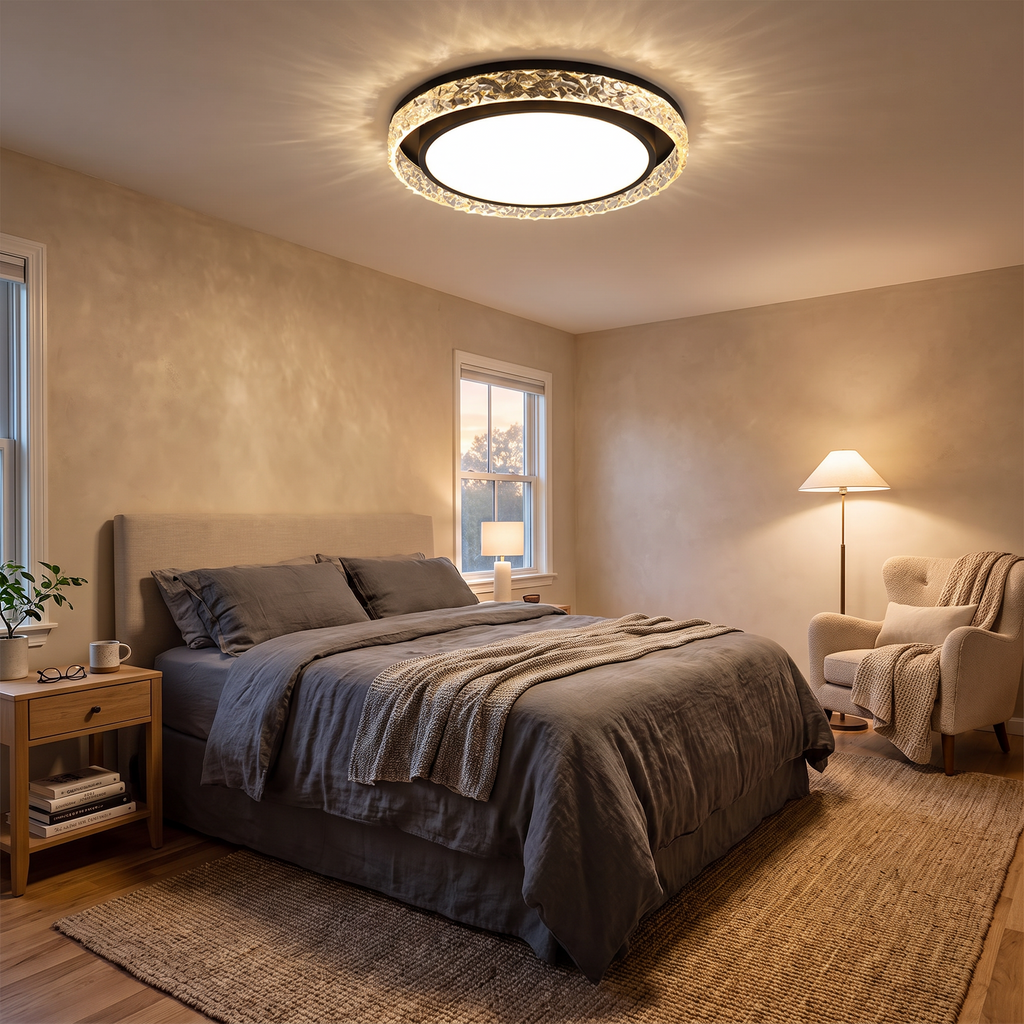 Crystal Halo LED Ceiling Light
