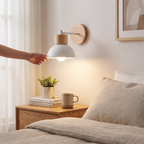 Wood & Metal Wall Lamp