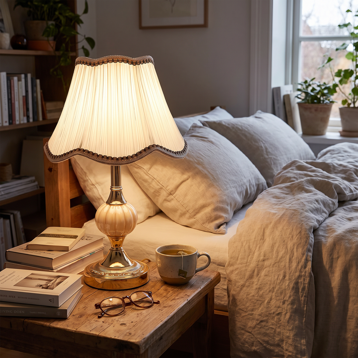 Quixy Vintage Scandinavian Table Lamp