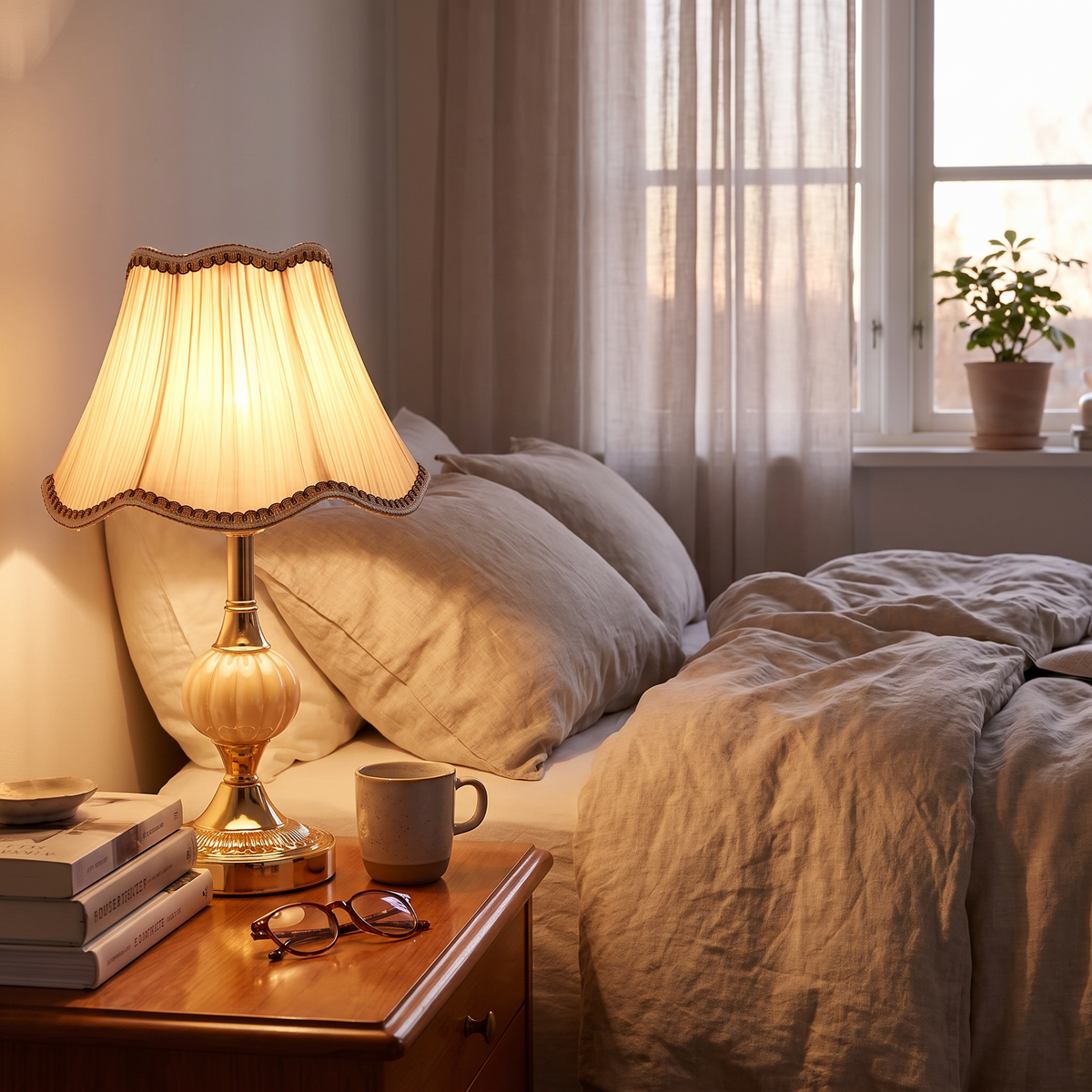 Quixy Vintage Scandinavian Table Lamp